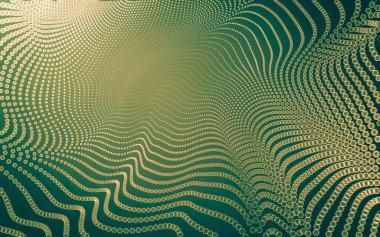 Çokgen alanı düşük Poli koyu arka plan, 3d render