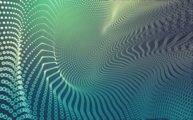 Çokgen alanı düşük Poli koyu arka plan, 3d render