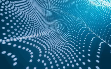 Çokgen alanı düşük Poli koyu arka plan, 3d render