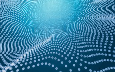 Çokgen alanı düşük Poli koyu arka plan, 3d render