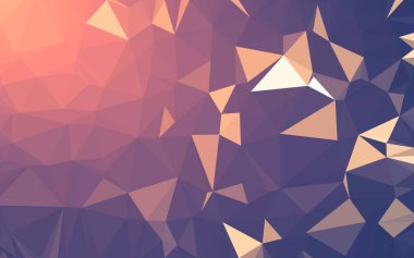 Düşük Poli arka plan, geometri üçgen