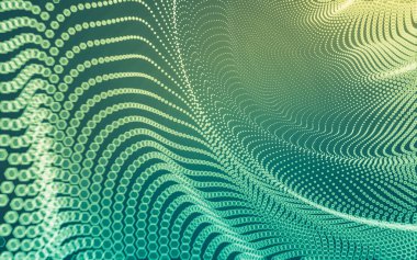 Çokgen alanı düşük Poli koyu arka plan, 3d render