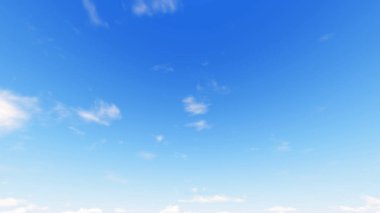 Bulutlu gökyüzü mavi arka plan, 3d çizim