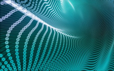 Çokgen alanı düşük Poli koyu arka plan, 3d render