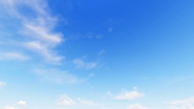 Bulutlu gökyüzü mavi arka plan, 3d çizim