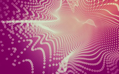 Çokgen alanı düşük Poli koyu arka plan, 3d render