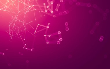 Çokgen alanı düşük Poli koyu arka plan, 3d render