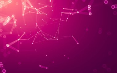 Çokgen alanı düşük Poli koyu arka plan, 3d render