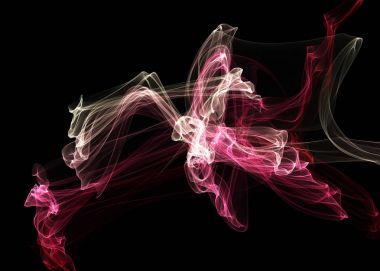 Bir parlayan ile koyu arka plan soyut dalgalar