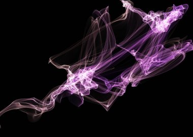 Bir parlayan ile koyu arka plan soyut dalgalar