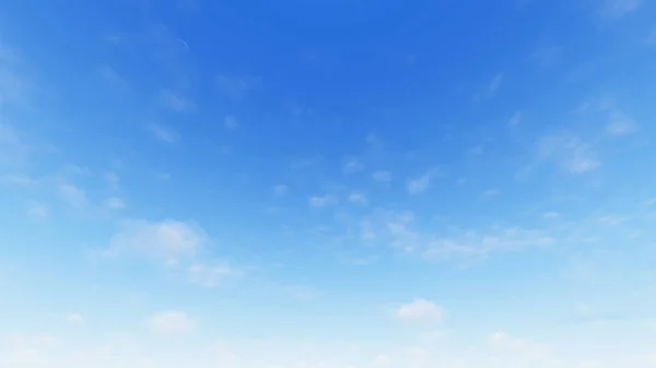 Nuvoloso cielo blu sfondo astratto, illustrazione 3d — Foto Stock