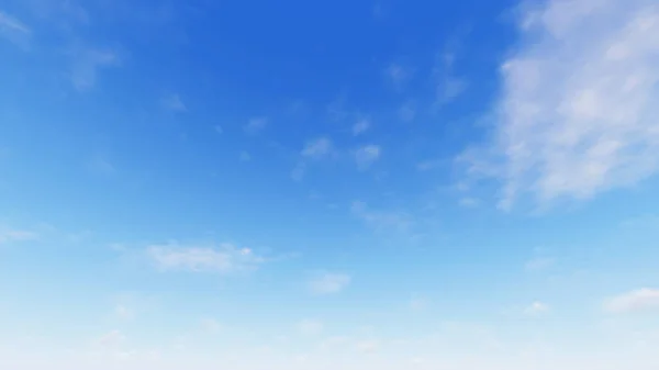 Bulutlu gökyüzü mavi arka plan, 3d çizim — Stok fotoğraf