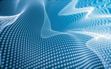 Çokgen alanı düşük Poli koyu arka plan, 3d render