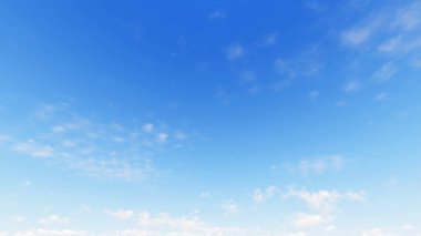 Bulutlu gökyüzü mavi arka plan, 3d çizim