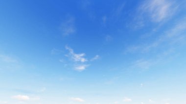 Bulutlu gökyüzü mavi arka plan, 3d çizim