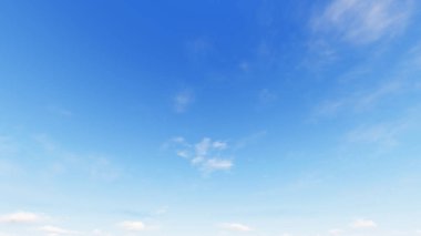 Bulutlu gökyüzü mavi arka plan, 3d çizim