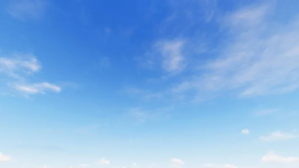 Bulutlu gökyüzü mavi arka plan, 3d çizim