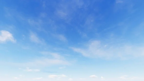 Zachmurzone niebo niebieskie tło, ilustracja 3d — Zdjęcie stockowe