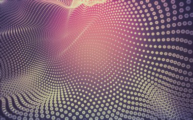 Çokgen alanı düşük Poli koyu arka plan, 3d render