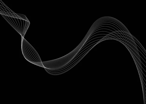 Абстрактный фон с кривыми линиями — стоковое фото