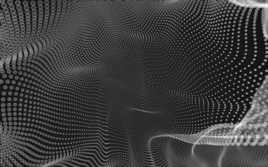 Çokgen alanı düşük Poli koyu arka plan, 3d render