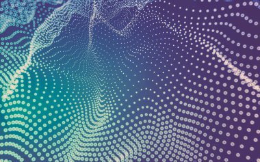 Çokgen alanı düşük Poli koyu arka plan, 3d render