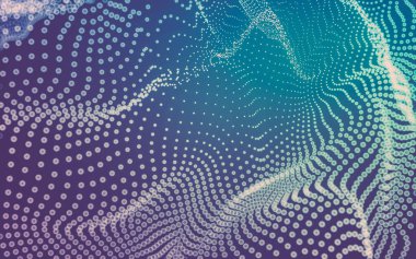 Çokgen alanı düşük Poli koyu arka plan, 3d render