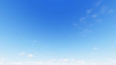 Bulutlu gökyüzü mavi arka plan, 3d çizim