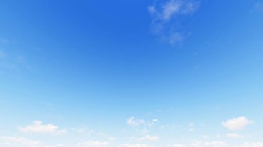 Bulutlu gökyüzü mavi arka plan, 3d çizim