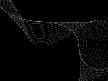 Bir parlayan ile koyu arka plan soyut dalgalar