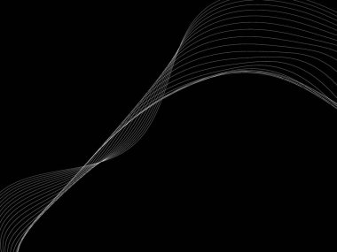 Bir parlayan ile koyu arka plan soyut dalgalar