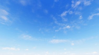 Bulutlu gökyüzü mavi arka plan, 3d çizim