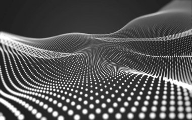 Çokgen alanı düşük Poli koyu arka plan, 3d render