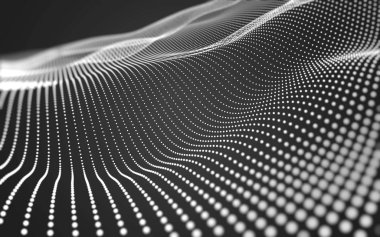 Çokgen alanı düşük Poli koyu arka plan, 3d render