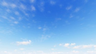 Bulutlu gökyüzü mavi arka plan, 3d çizim