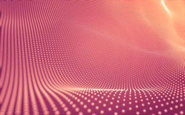 Çokgen alanı düşük Poli koyu arka plan, 3d render