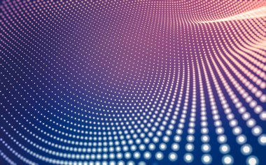 Çokgen alanı düşük Poli koyu arka plan, 3d render