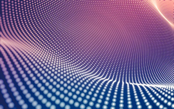 Çokgen alanı düşük Poli koyu arka plan, 3d render