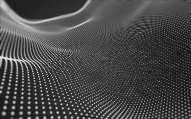 Çokgen alanı düşük Poli koyu arka plan, 3d render