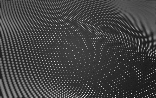 Çokgen alanı düşük Poli koyu arka plan, 3d render