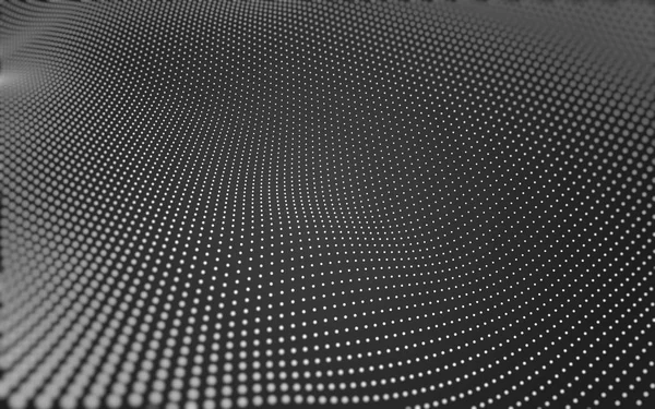 Çokgen alanı düşük Poli koyu arka plan, 3d render