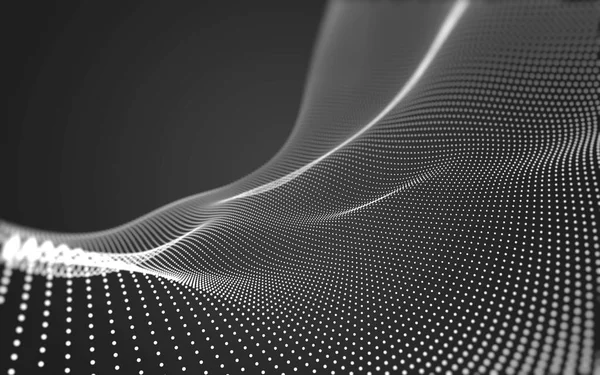 Çokgen alanı düşük Poli koyu arka plan, 3d render