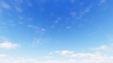 Bulutlu gökyüzü mavi arka plan, 3d çizim