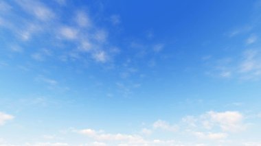 Bulutlu gökyüzü mavi arka plan, 3d çizim