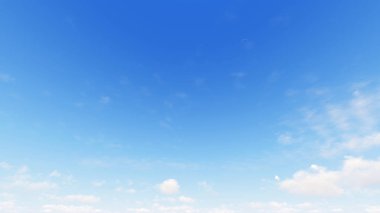 Bulutlu gökyüzü mavi arka plan, 3d çizim