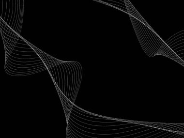 Bir parlayan ile koyu arka plan soyut dalgalar