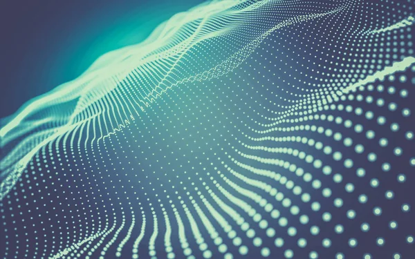 Çokgen alanı düşük Poli koyu arka plan, 3d render