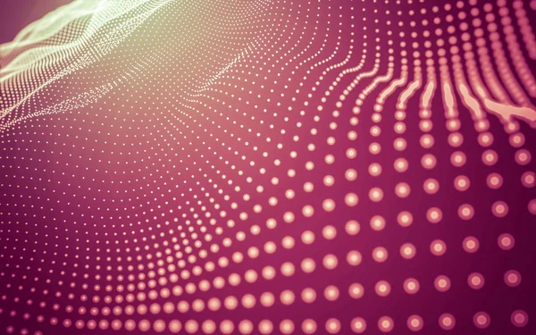 Çokgen alanı düşük Poli koyu arka plan, 3d render