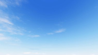 Bulutlu gökyüzü mavi arka plan, 3d çizim