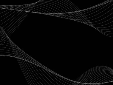 Bir parlayan ile koyu arka plan soyut dalgalar